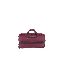 Travelite Basics Wheeled Duffle 55 Expandable Dark Red -Luxe Tassen image 1065