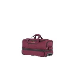 Travelite Basics Wheeled Duffle 55 Expandable Dark Red -Luxe Tassen image 1066