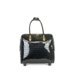 Olivia Lauren Alice Business Trolley Croco Zwart 18 Olivia Lauren Alice Business Trolley Croco Zwart -Luxe Tassen image 1268