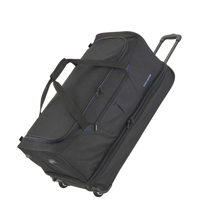Travelite Basics Wheeled Duffle 55 Expandable Black 10 Travelite Basics Wheeled Duffle 55 Expandable Black - Afbeelding 8