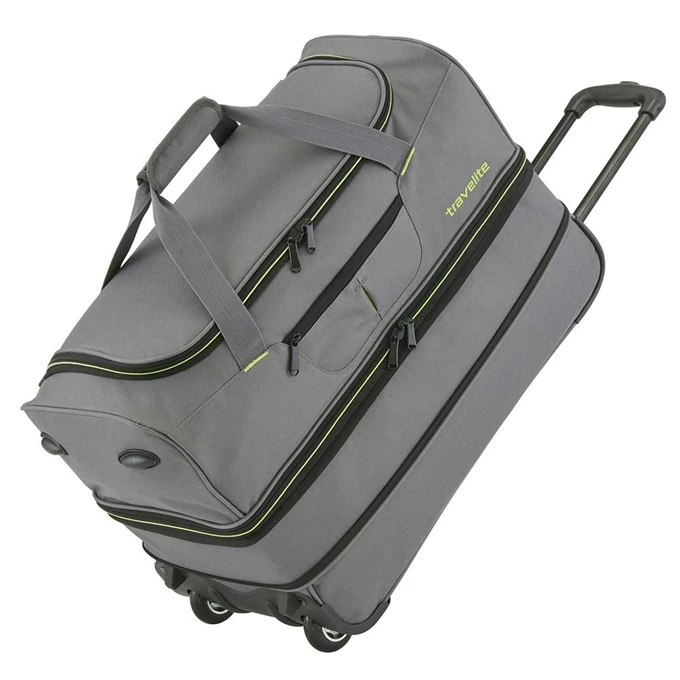 Travelite Basics Wheeled Duffle 55 Expandable Black 14 Travelite Basics Wheeled Duffle 55 Expandable Black - Afbeelding 12