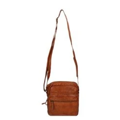 Bear Design Cow Lavato Schoudertas M Cognac -Luxe Tassen image 1355