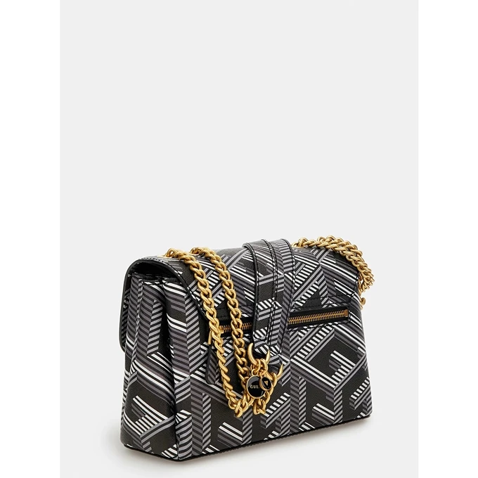 Guess Montreal Cnvrtble Xbody Flap Black Logo 4 Guess Montreal Cnvrtble Xbody Flap Black Logo - Afbeelding 2