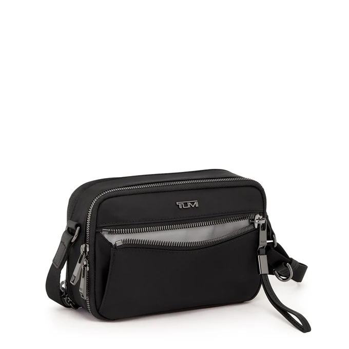 Tumi Voyageur Logan Crossbody Black/gunmetal 4 Tumi Voyageur Logan Crossbody Black/gunmetal - Afbeelding 2