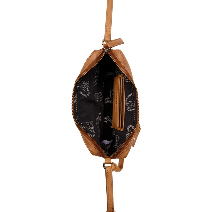 Burkely Drowsy Dani Phonebag Cognac 7 Burkely Drowsy Dani Phonebag Cognac - Afbeelding 5