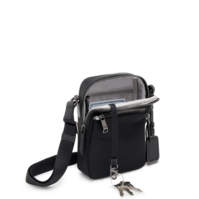 Tumi Voyageur Persia Crossbody Black/gunmetal 7 Tumi Voyageur Persia Crossbody Black/gunmetal - Afbeelding 5
