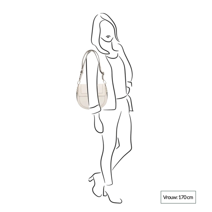 Furla Club 2 S Crossbody Greige 4 Furla Club 2 S Crossbody Greige - Afbeelding 2