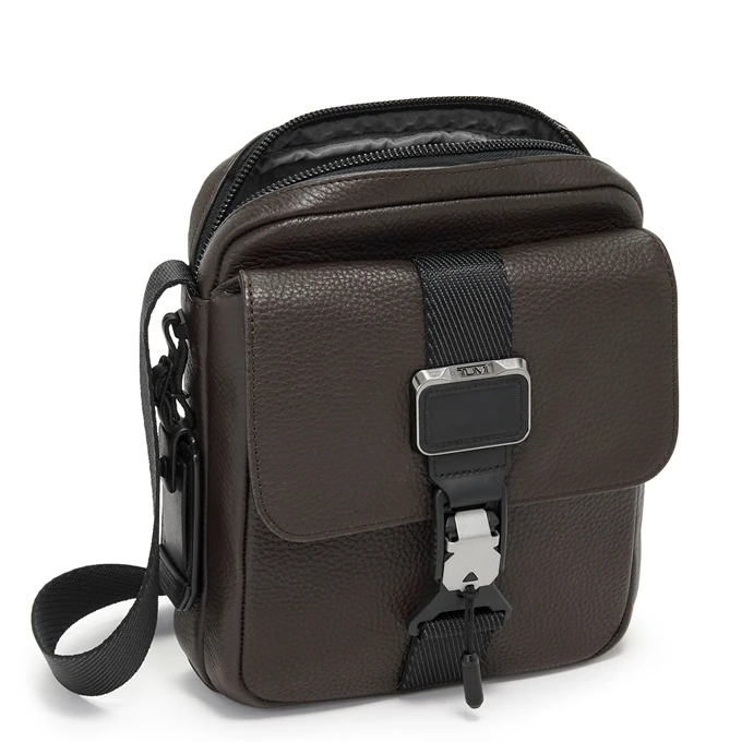 Tumi Alpha Bravo Barksdale Junior Crossbody Dark Brown 4 Tumi Alpha Bravo Barksdale Junior Crossbody Dark Brown - Afbeelding 3