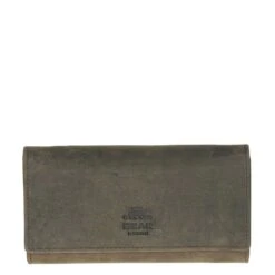 Bear Design Dark Nature Dames Portemonnee 10 CC Brown