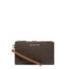 Michael Kors Jet Set Dubbel Zip Wristlet Brown 2 Michael Kors Jet Set Dubbel Zip Wristlet Brown -Luxe Tassen image 1882