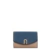 Furla Primula Compact Wallet M Blu Jay/greige/cognac 1 Furla Primula Compact Wallet M Blu Jay/greige/cognac -Luxe Tassen image 1889