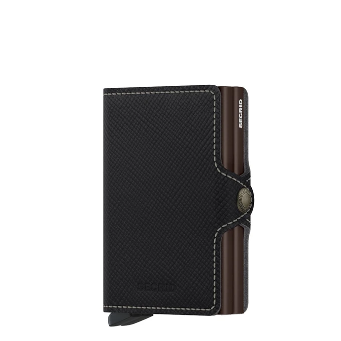 Secrid Twinwallet Portemonnee Saffiano Brown 3 Secrid Twinwallet Portemonnee Saffiano Brown