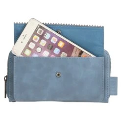 Zebra Trends Merel Ziparound Wallet Polsbandje Ijsblauw -Luxe Tassen image 1956