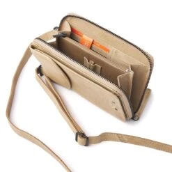 DR Amsterdam Tampa Schoudertas / Portemonnee Beige -Luxe Tassen image 196