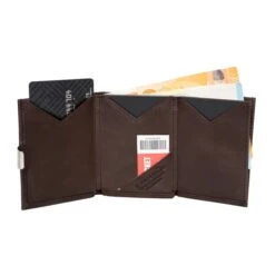 Exentri Leather Wallet RFID Coffee -Luxe Tassen image 1961