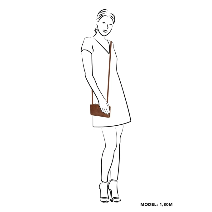 Micmacbags Porto Portemonnee / Telefoonhoesje Bruin 4 Micmacbags Porto Portemonnee / Telefoonhoesje Bruin - Afbeelding 2