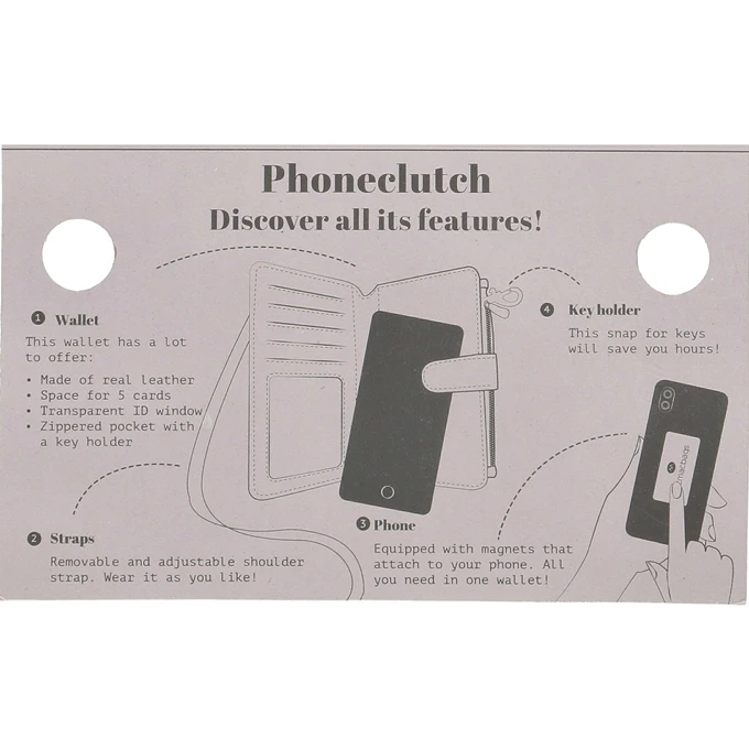 Micmacbags Porto Portemonnee / Telefoonhoesje Bruin 10 Micmacbags Porto Portemonnee / Telefoonhoesje Bruin - Afbeelding 8