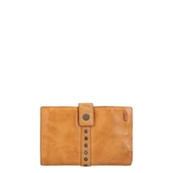 Bear Design Cow Lavato Portemonnee Okergeel