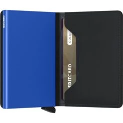 Secrid Slimwallet Portemonnee Matte Black & Blue -Luxe Tassen image 2031