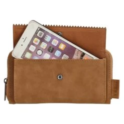 Zebra Trends Merel Ziparound Wallet Polsbandje Camel -Luxe Tassen image 2079