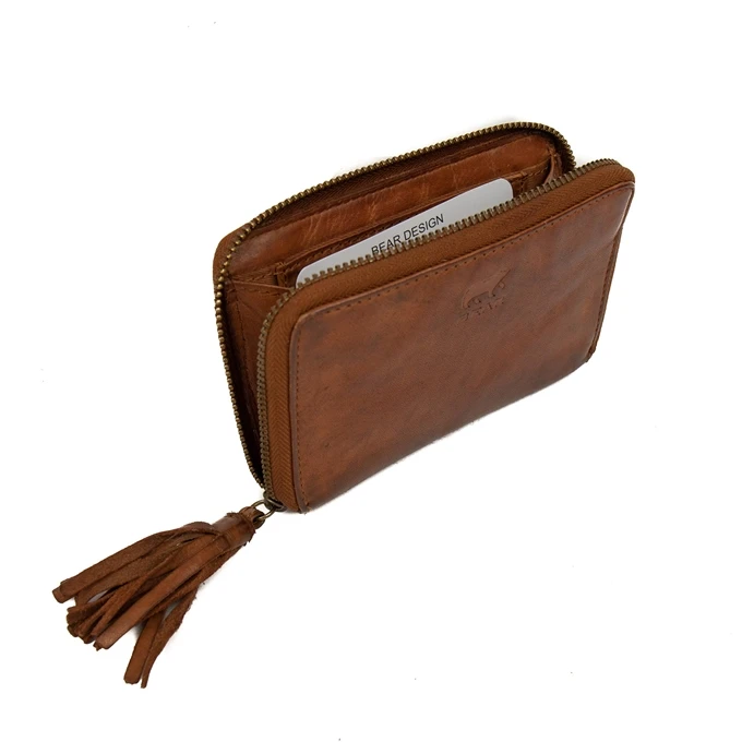Bear Design Marijn Portemonnee Cognac 8 Bear Design Marijn Portemonnee Cognac - Afbeelding 6