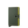 Secrid Miniwallet Portemonnee Matte Green & Lime -Luxe Tassen image 2142