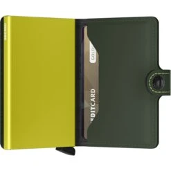 Secrid Miniwallet Portemonnee Matte Green & Lime -Luxe Tassen image 2144
