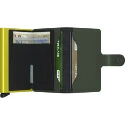 Secrid Miniwallet Portemonnee Matte Green & Lime -Luxe Tassen image 2145
