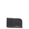DKNY Bryant Zip Card Hold Black/gold 1 DKNY Bryant Zip Card Hold Black/gold -Luxe Tassen image 2156
