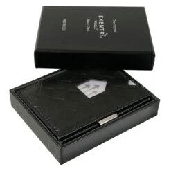 Exentri Leather Wallet RFID Caiman Black -Luxe Tassen image 2179