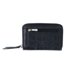 LouLou Essentiels Classy Croc Wallet Black -Luxe Tassen image 2217