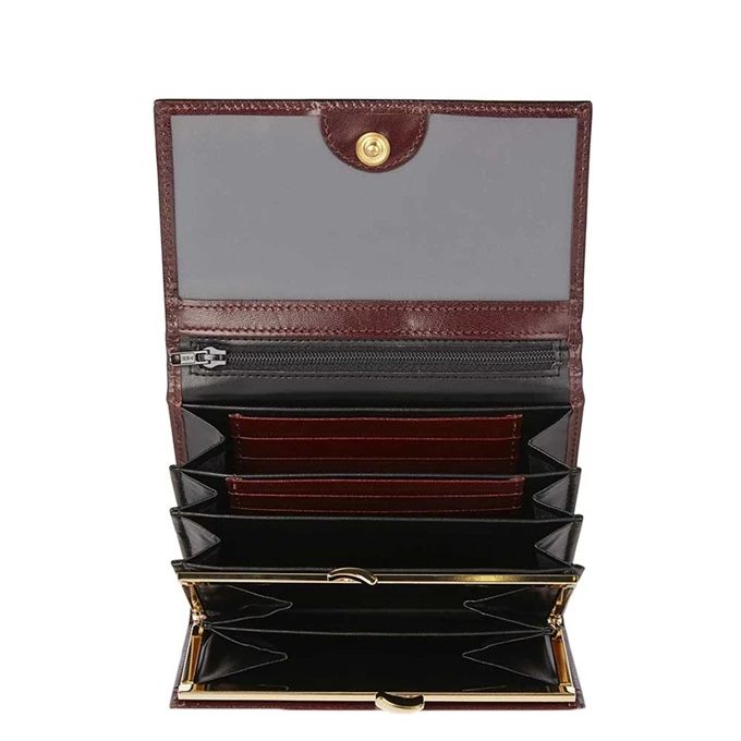 Castelijn & Beerens Nevada Damesportemonnee Beugel Bordeaux 5 Castelijn & Beerens Nevada Damesportemonnee Beugel Bordeaux - Afbeelding 3