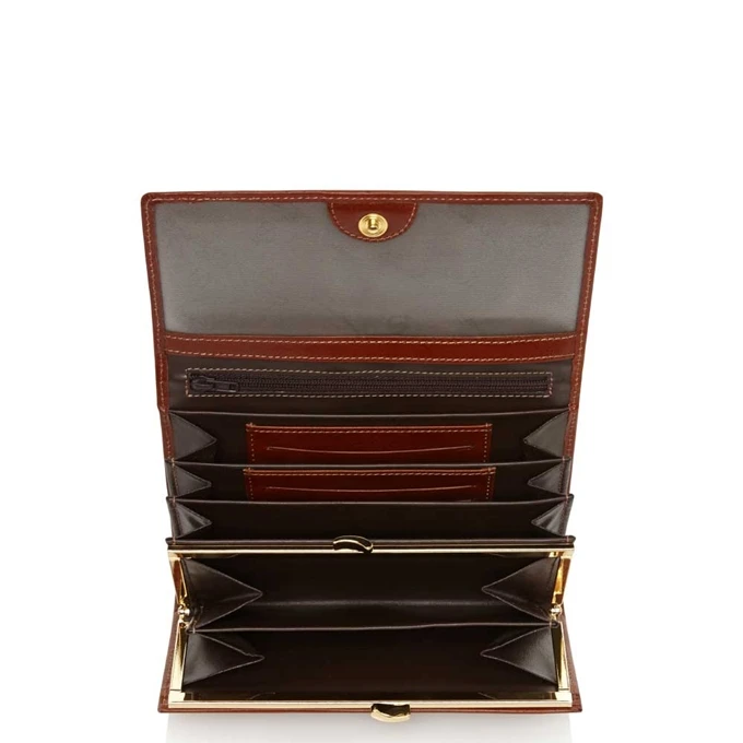 Castelijn & Beerens Gaucho Dames Portemonnee 6 Pasjes Cognac 5 Castelijn & Beerens Gaucho Dames Portemonnee 6 Pasjes Cognac - Afbeelding 3