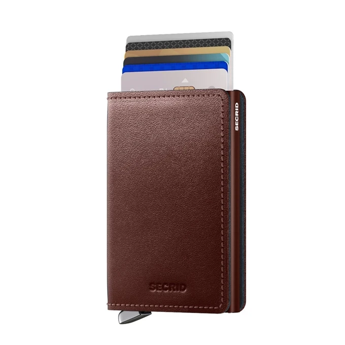 Secrid Slimwallet Portemonnee Dusk Dark Brown 4 Secrid Slimwallet Portemonnee Dusk Dark Brown - Afbeelding 2