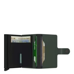 Secrid Miniwallet Portemonnee Matte Green / Black -Luxe Tassen image 2291