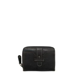 DR Amsterdam Waxi Damesportemonnee Black