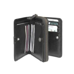 DR Amsterdam Waxi Damesportemonnee Black -Luxe Tassen image 2338