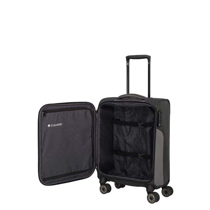 Travelite Viia 4 Wheel Trolley S Anthracite 9 Travelite Viia 4 Wheel Trolley S Anthracite - Afbeelding 7