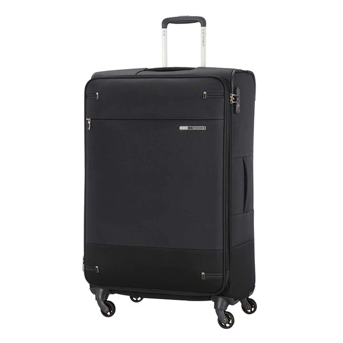 Samsonite Base Boost Spinner 78 Expandable Black 3 Samsonite Base Boost Spinner 78 Expandable Black