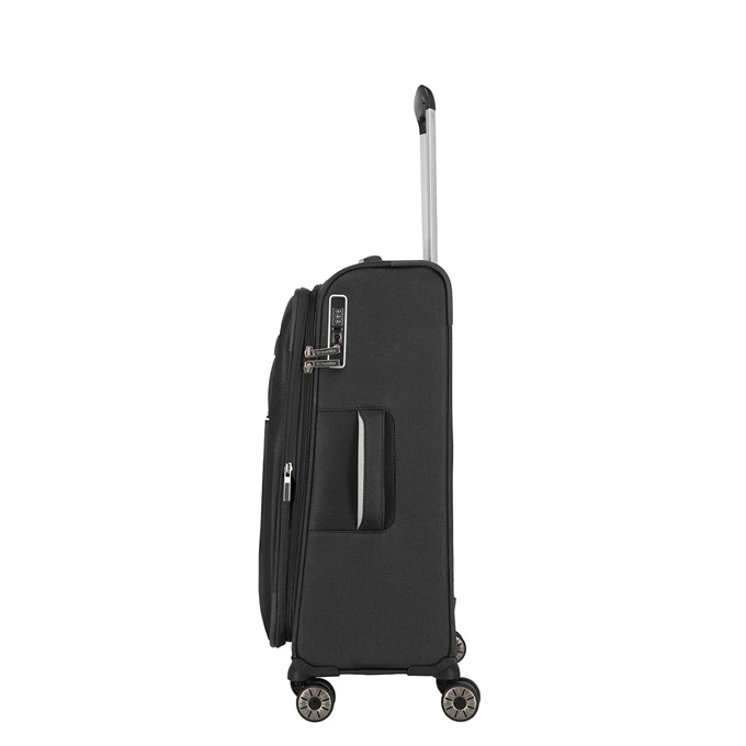 Travelite Miigo 4 Wheel Trolley M Expandable Black 7 Travelite Miigo 4 Wheel Trolley M Expandable Black - Afbeelding 5