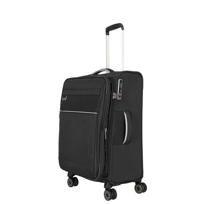 Travelite Miigo 4 Wheel Trolley M Expandable Black 9 Travelite Miigo 4 Wheel Trolley M Expandable Black - Afbeelding 7