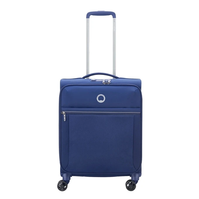 Delsey Brochant 2.0 Slim Cabin Trolley 55/40 Expandable 4W Blue 3 Delsey Brochant 2.0 Slim Cabin Trolley 55/40 Expandable 4W Blue