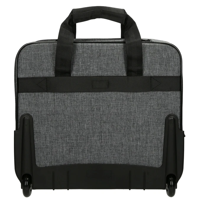Enrico Benetti Frankfurt Laptop Trolley 17'' Grey3 6 Enrico Benetti Frankfurt Laptop Trolley 17'' Grey3 - Afbeelding 4