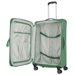 Travelite Miigo 4 Wheel Trolley L Expandable Green -Luxe Tassen image 3149