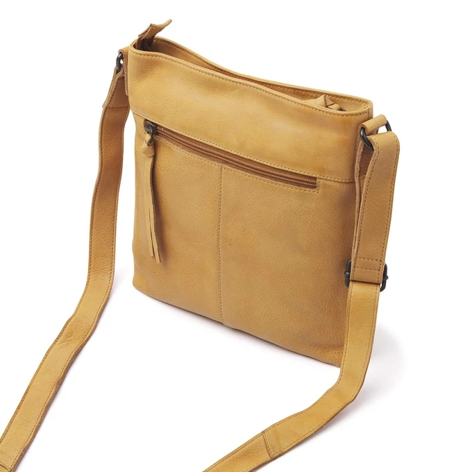 DR Amsterdam Tampa Schoudertas Cross-Over Geel 4 DR Amsterdam Tampa Schoudertas Cross-Over Geel - Afbeelding 2