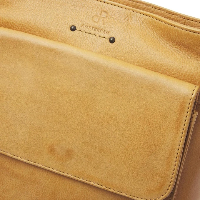 DR Amsterdam Tampa Schoudertas Cross-Over Geel 5 DR Amsterdam Tampa Schoudertas Cross-Over Geel - Afbeelding 3