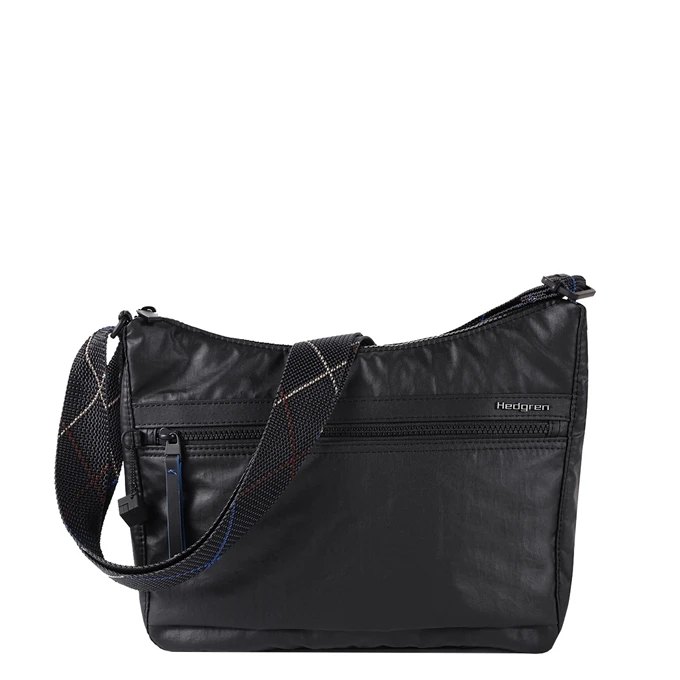 Hedgren Inner City Harpers Schoudertas Creased Black 3 Hedgren Inner City Harpers Schoudertas Creased Black