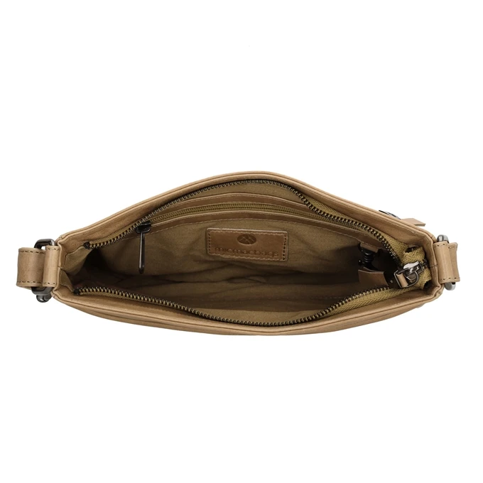 Micmacbags Porto Schoudertas III Taupe 7 Micmacbags Porto Schoudertas III Taupe - Afbeelding 5