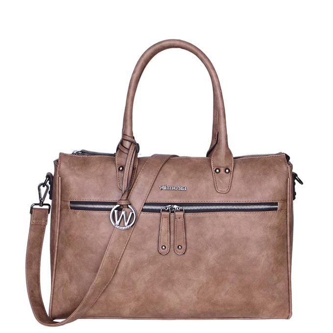 Wimona Fabiana-Two Dames Laptoptas Taupe 3 Wimona Fabiana-Two Dames Laptoptas Taupe