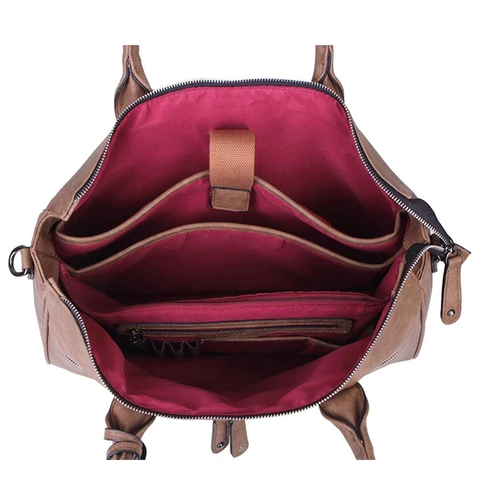 Wimona Fabiana-Two Dames Laptoptas Taupe 7 Wimona Fabiana-Two Dames Laptoptas Taupe - Afbeelding 5